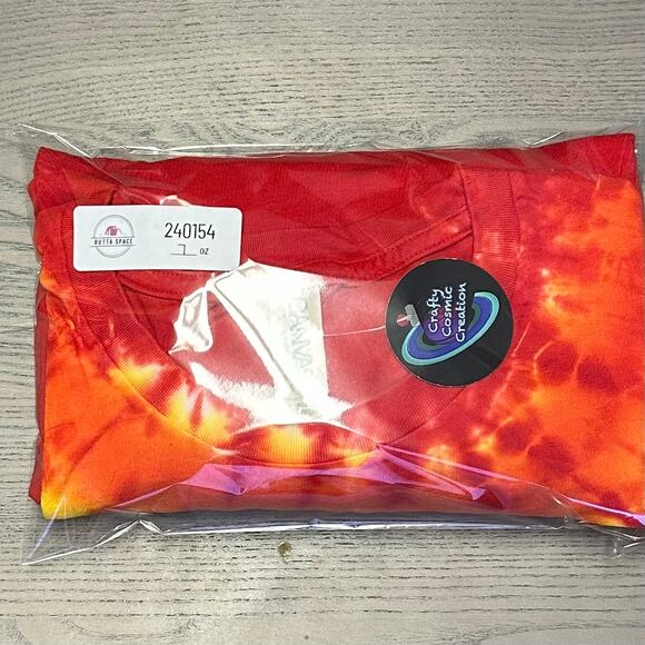 Brand New Tie Dye Hippy Plus Size Crew Neck T-Shirt - Picture 6 of 6